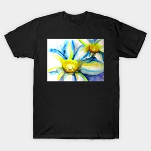 Watercolor painting daisies T-Shirt